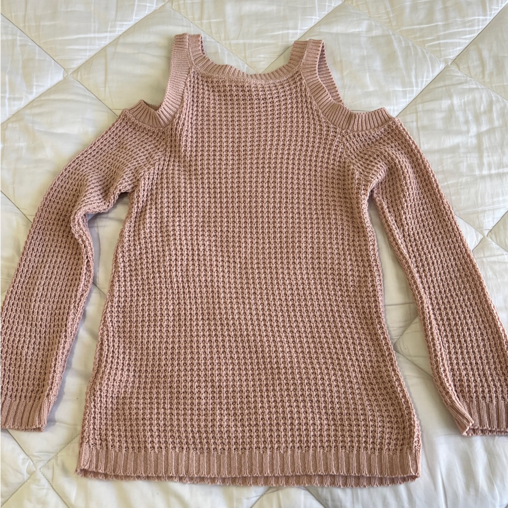 Francesca’s ‘Miami” Cold Shoulder Sweater